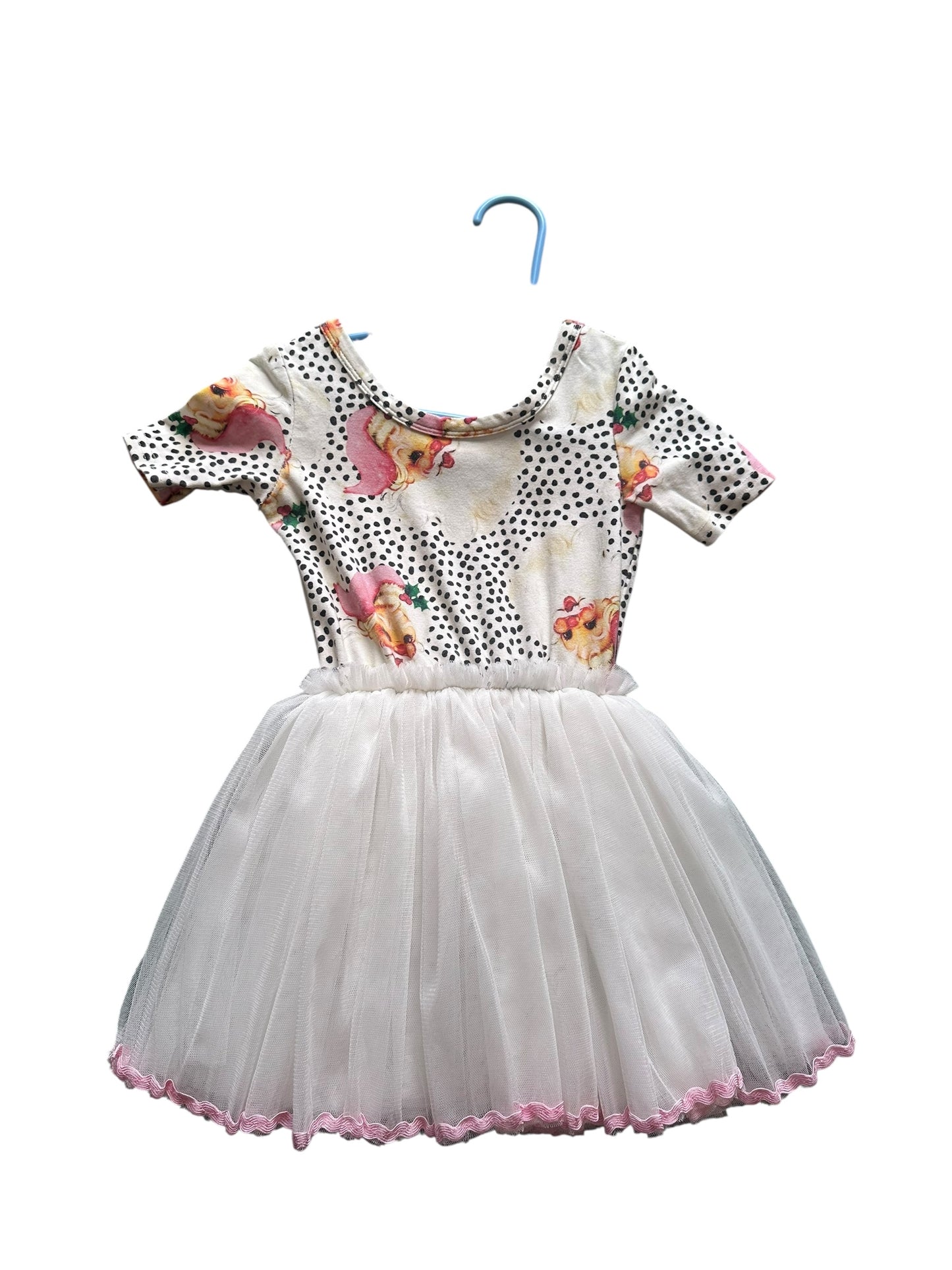 Rock Your Kid Santa Tulle Dress - Size 2