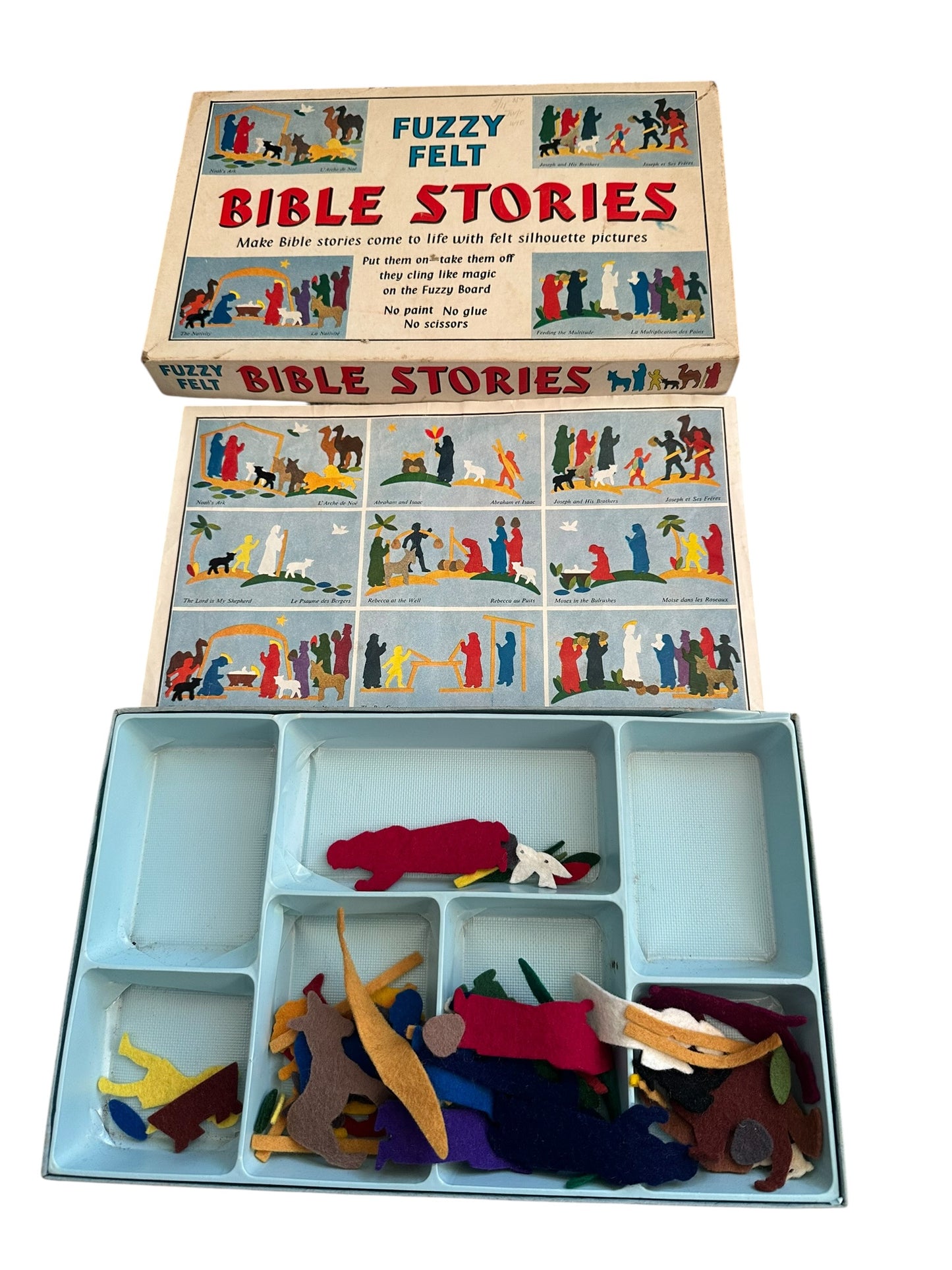 Vintage Fuzzy Felt Bible Stories