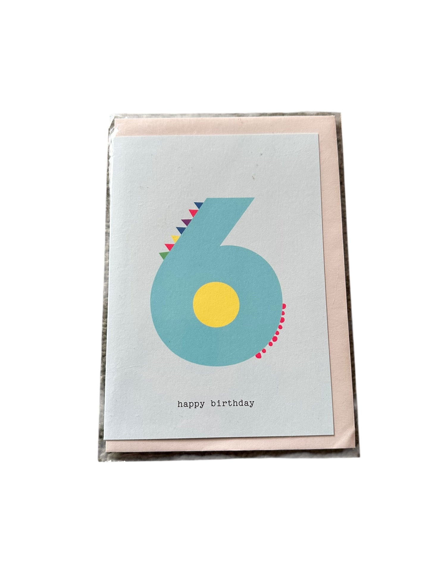 Sprout and Sparrow 6 Birthday Card