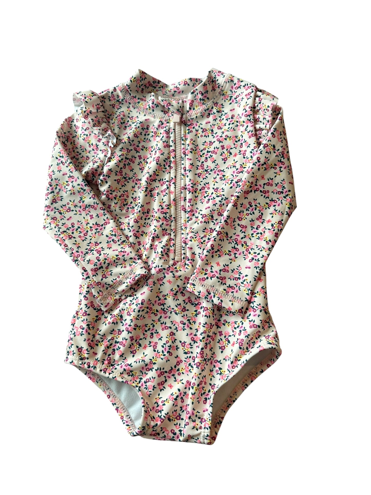 Cotton On Light Floral Togs - Size 6-12 Months