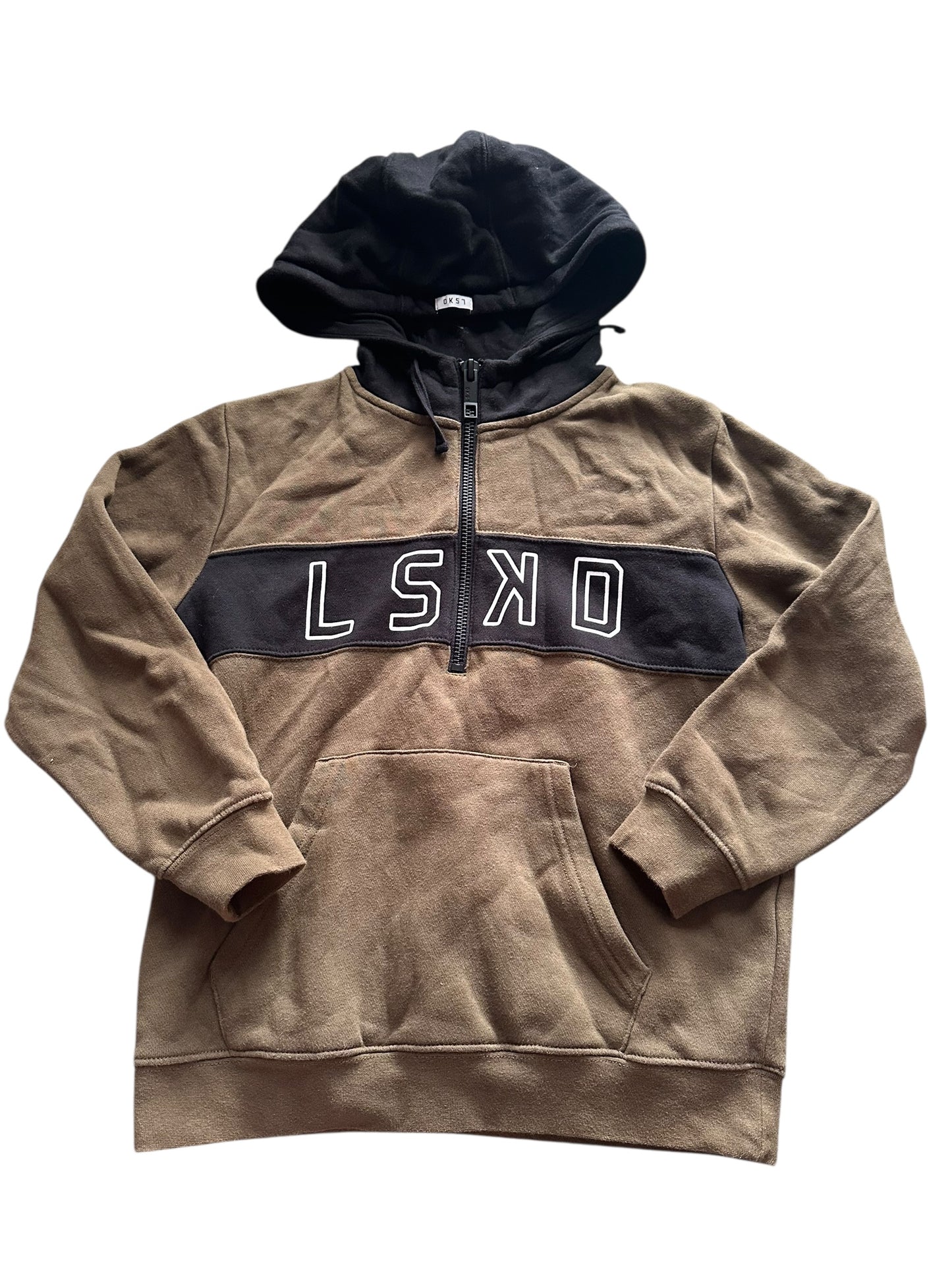 LSKD Kids Half Zip Hoodie - Size 10