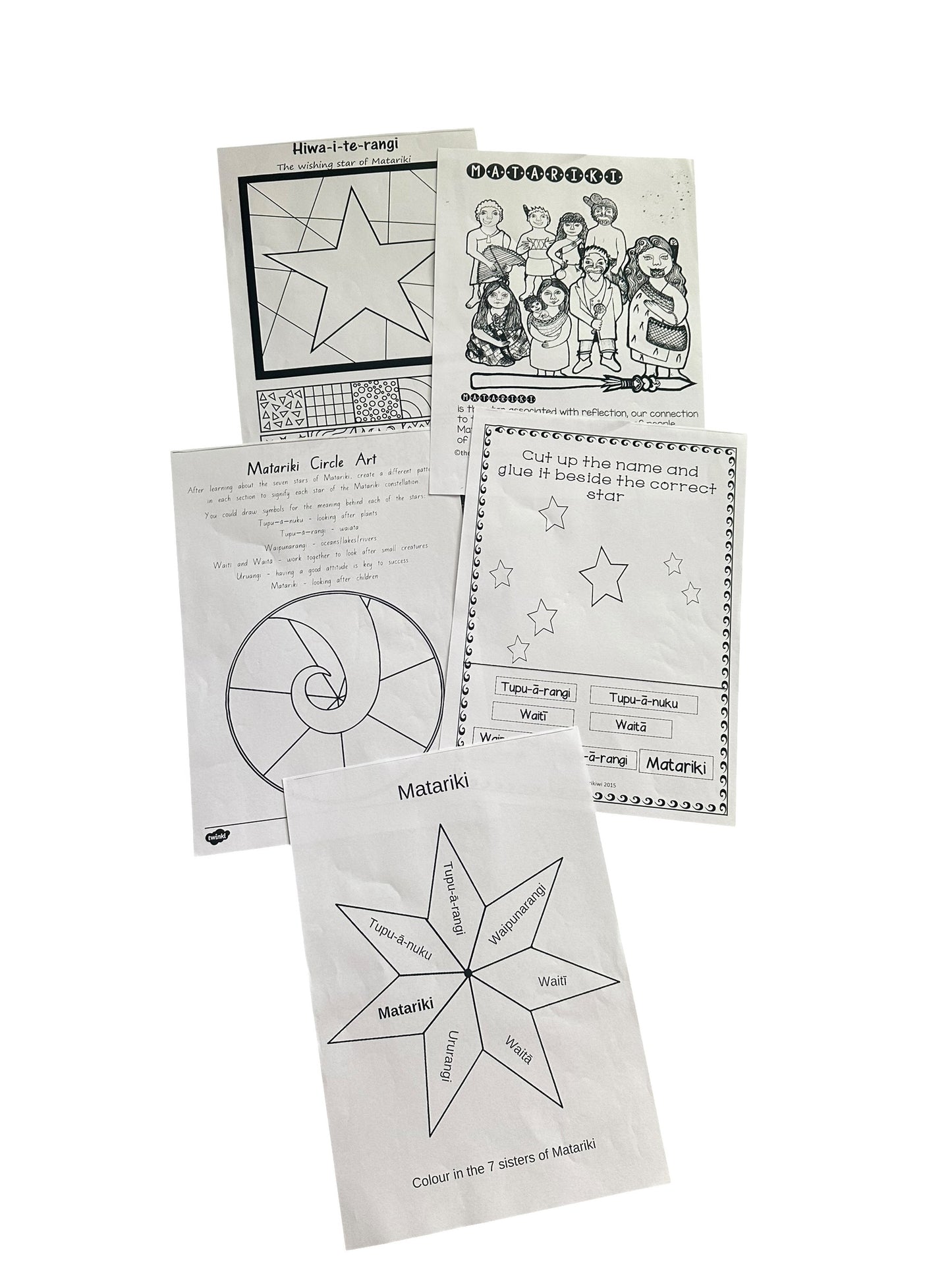 Matariki Worksheet Bundle