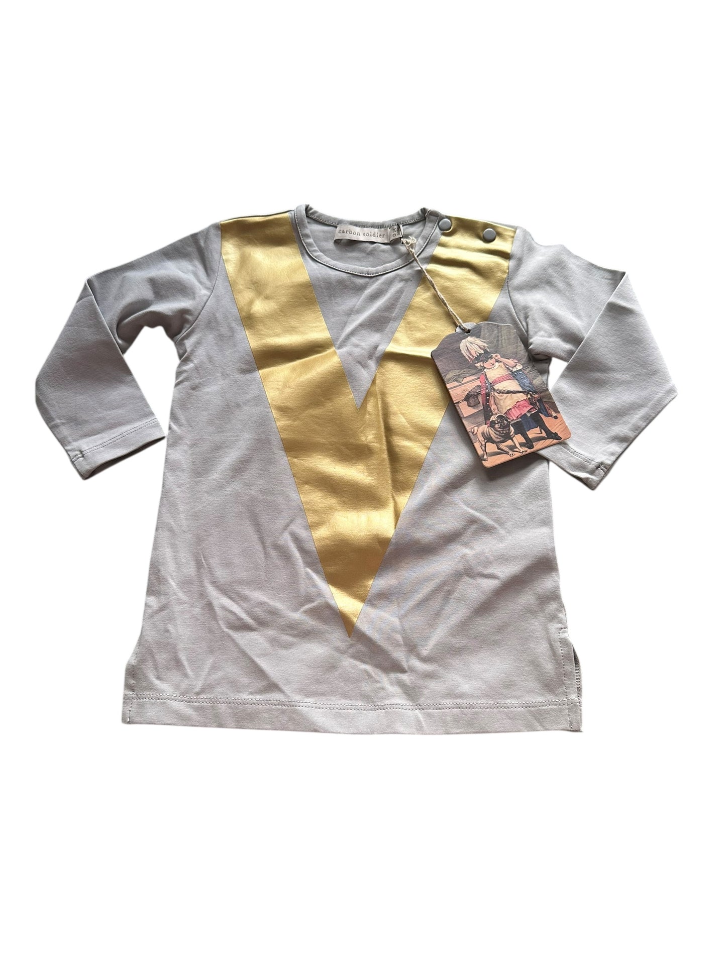 Carbon Soldier Long Sleeve - Size 1-2 NEW