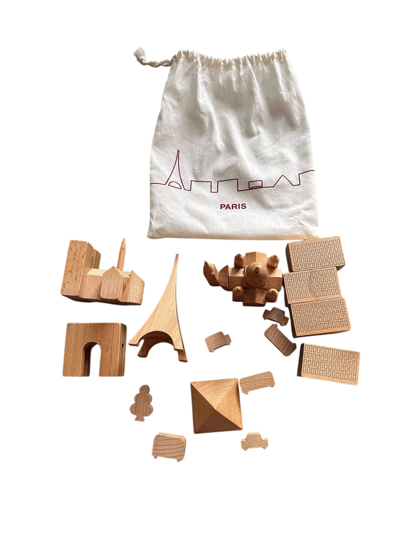 Paris Wooden Block Set