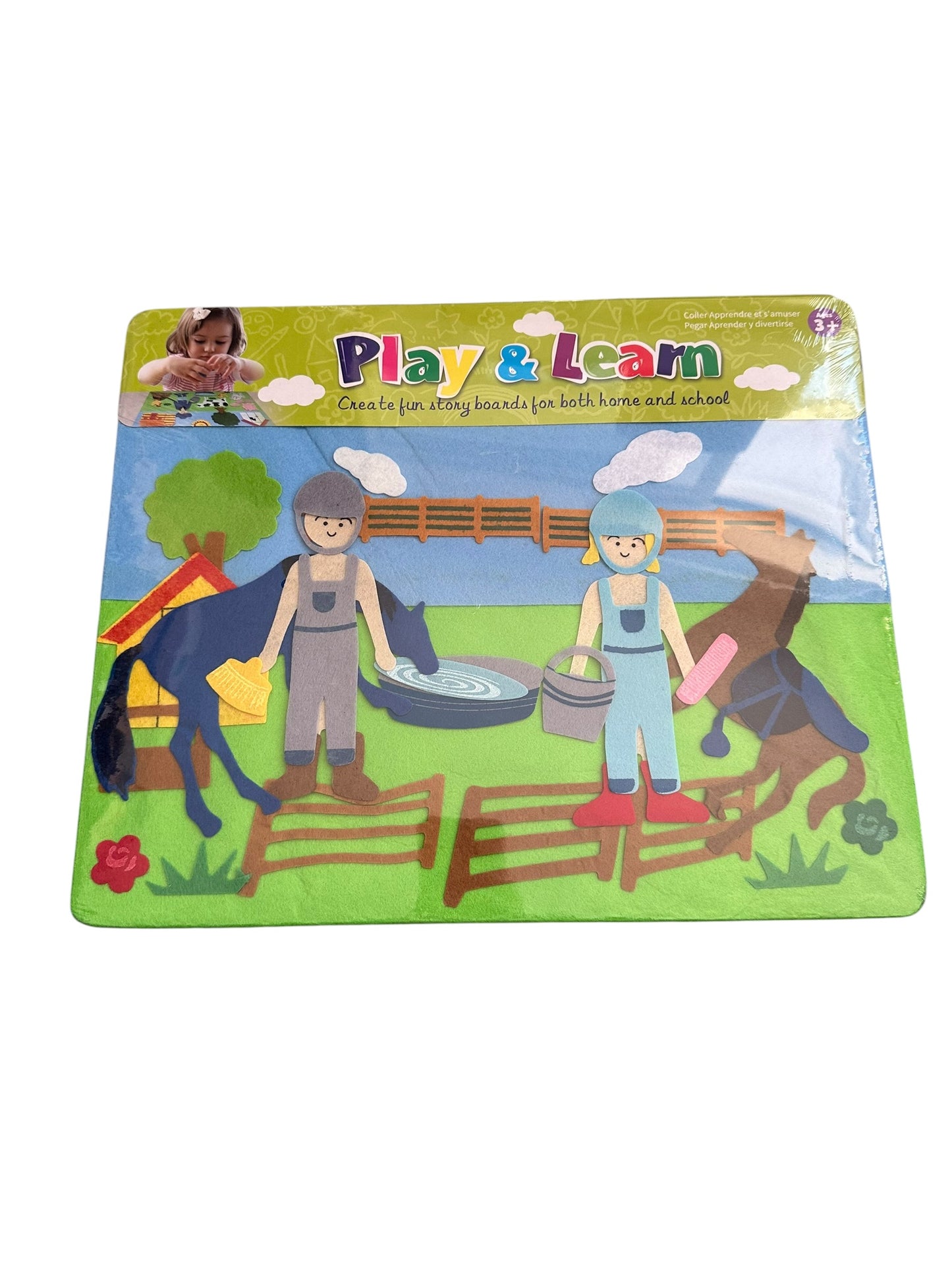 Horse Scene Felt Board - NEW