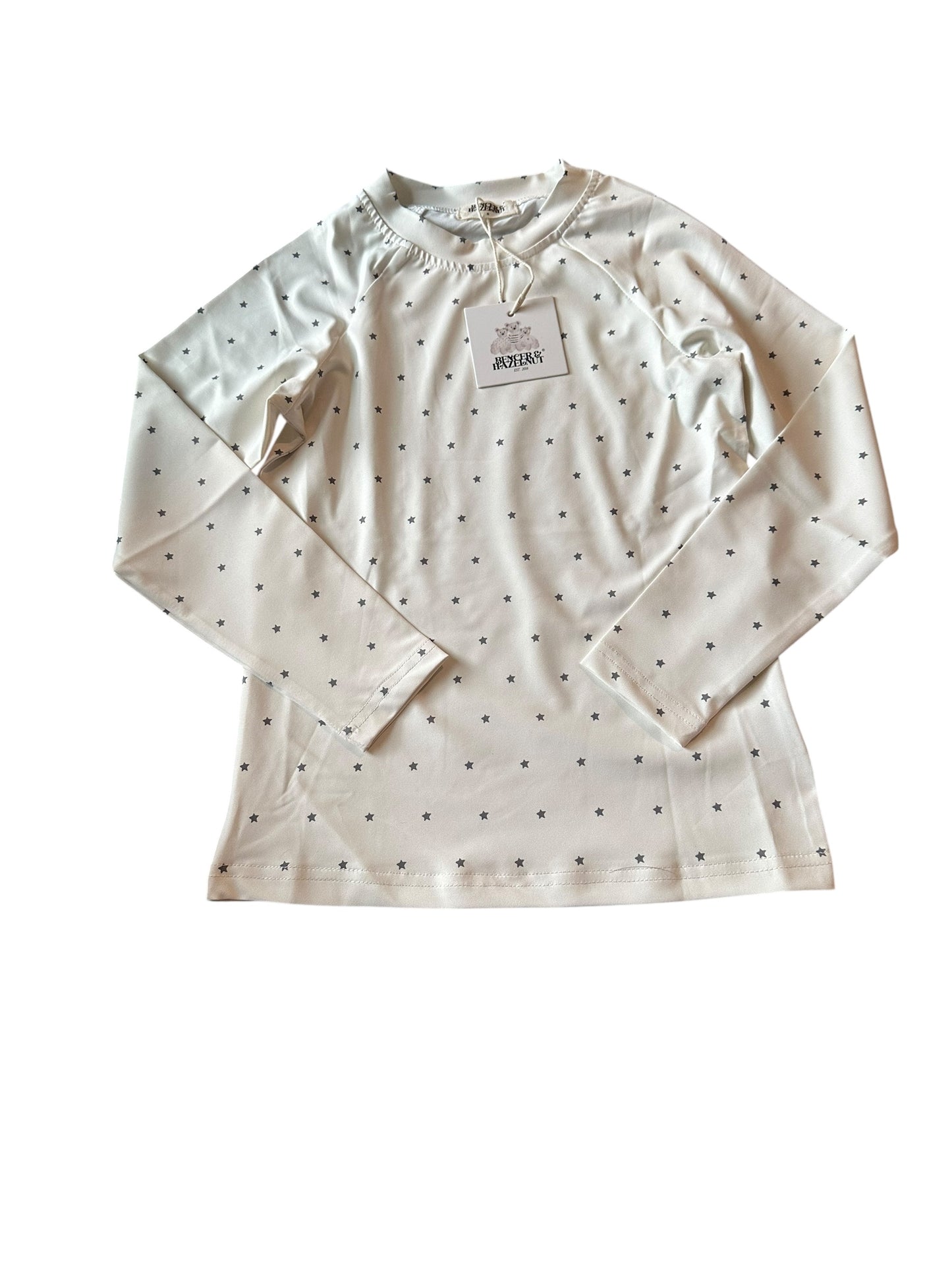 Bencer & Hazelnut Stars Rash Top - Size 5 NEW