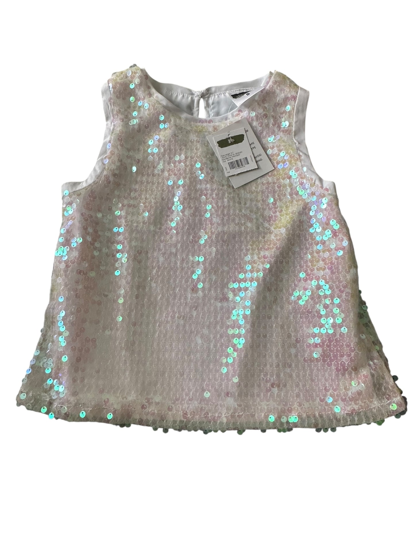Young Original Sequin Top - Size 4-5 NEW