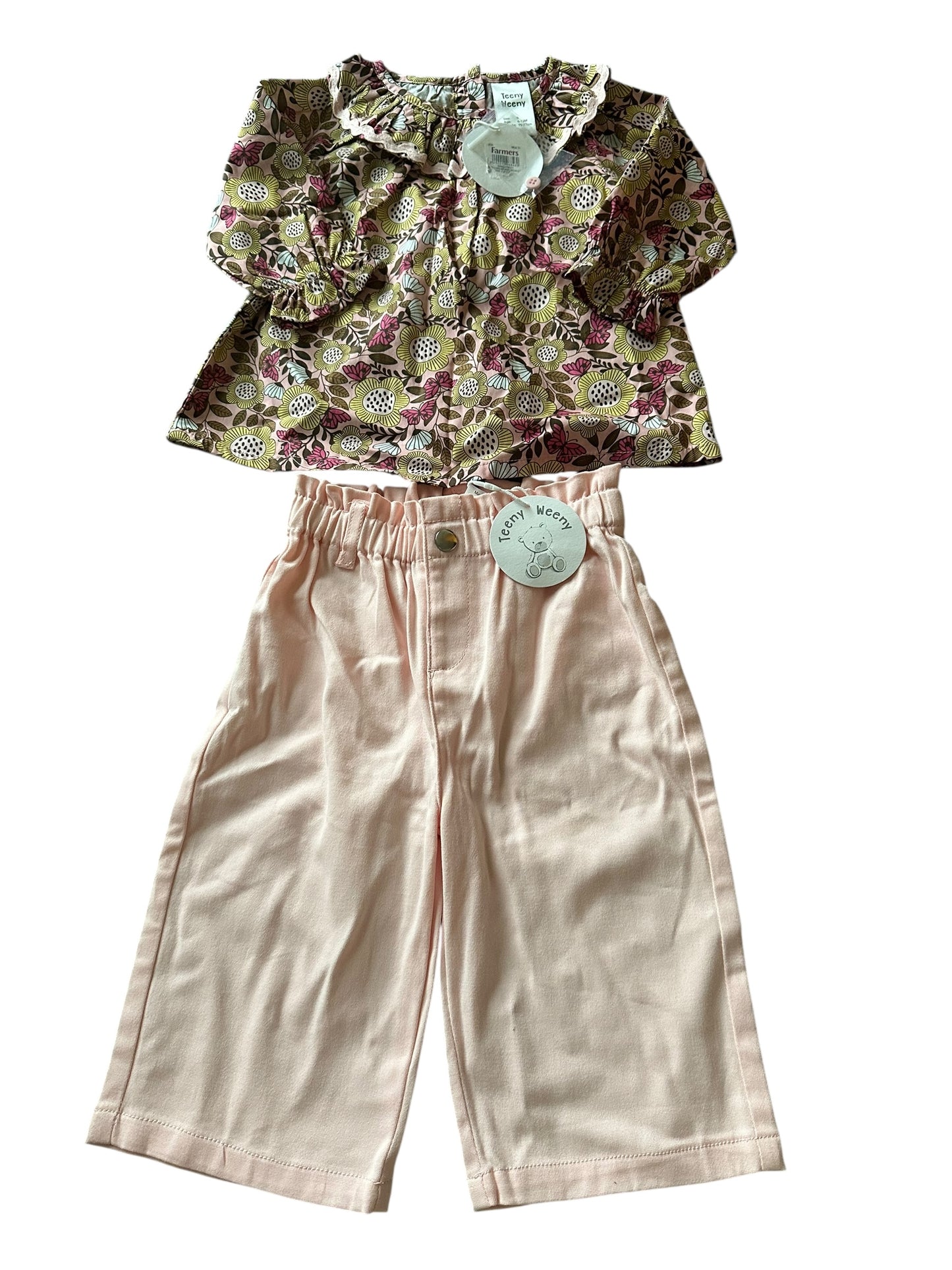 Teeny Weeny Floral Set - Size 6-12 Months NEW