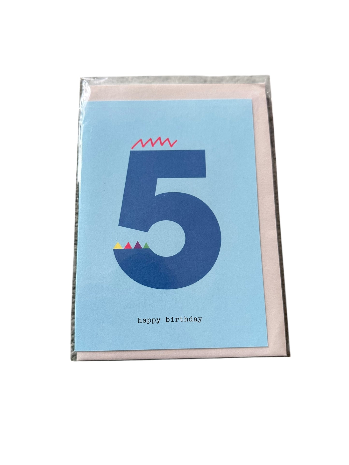 Sprout and Sparrow 5 Birthday Card