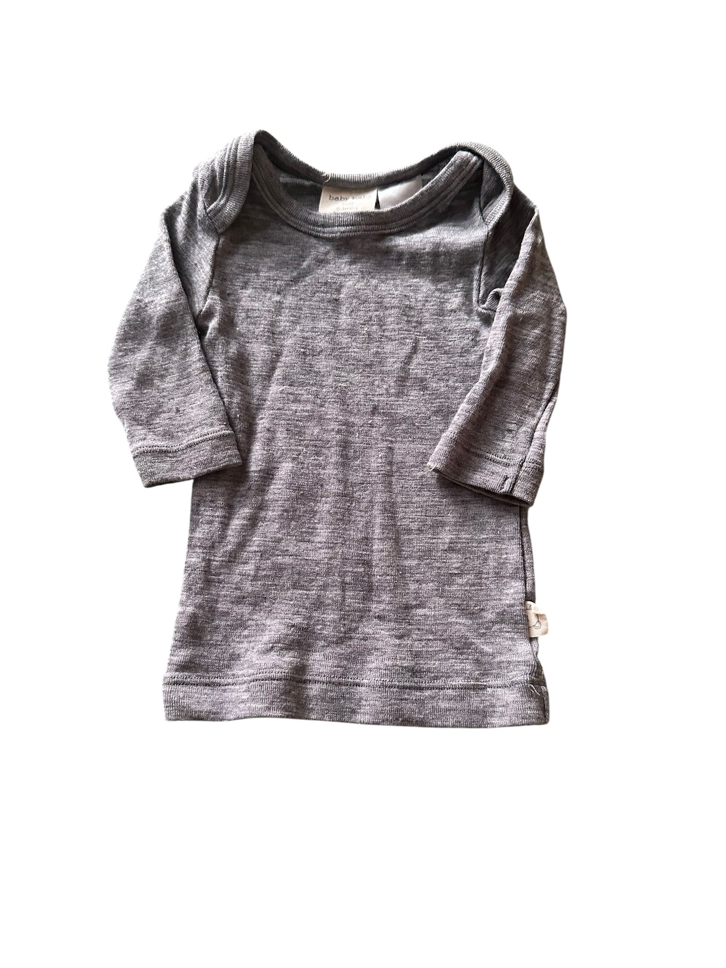 Baby Merino Top - Size 0-3 Months