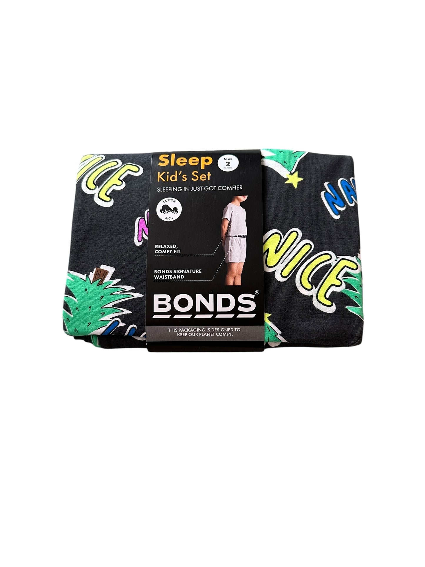 Bonds Christmas PJ Set - Size 2 NEW