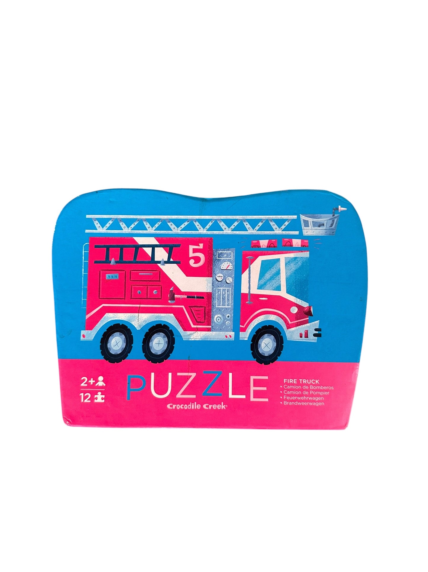 Crocodile Creek Firetruck Puzzle - 12 Pieces