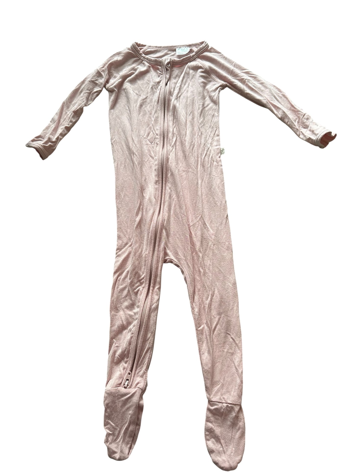 Pink Boody Zip Suit - Size 6-12 Months