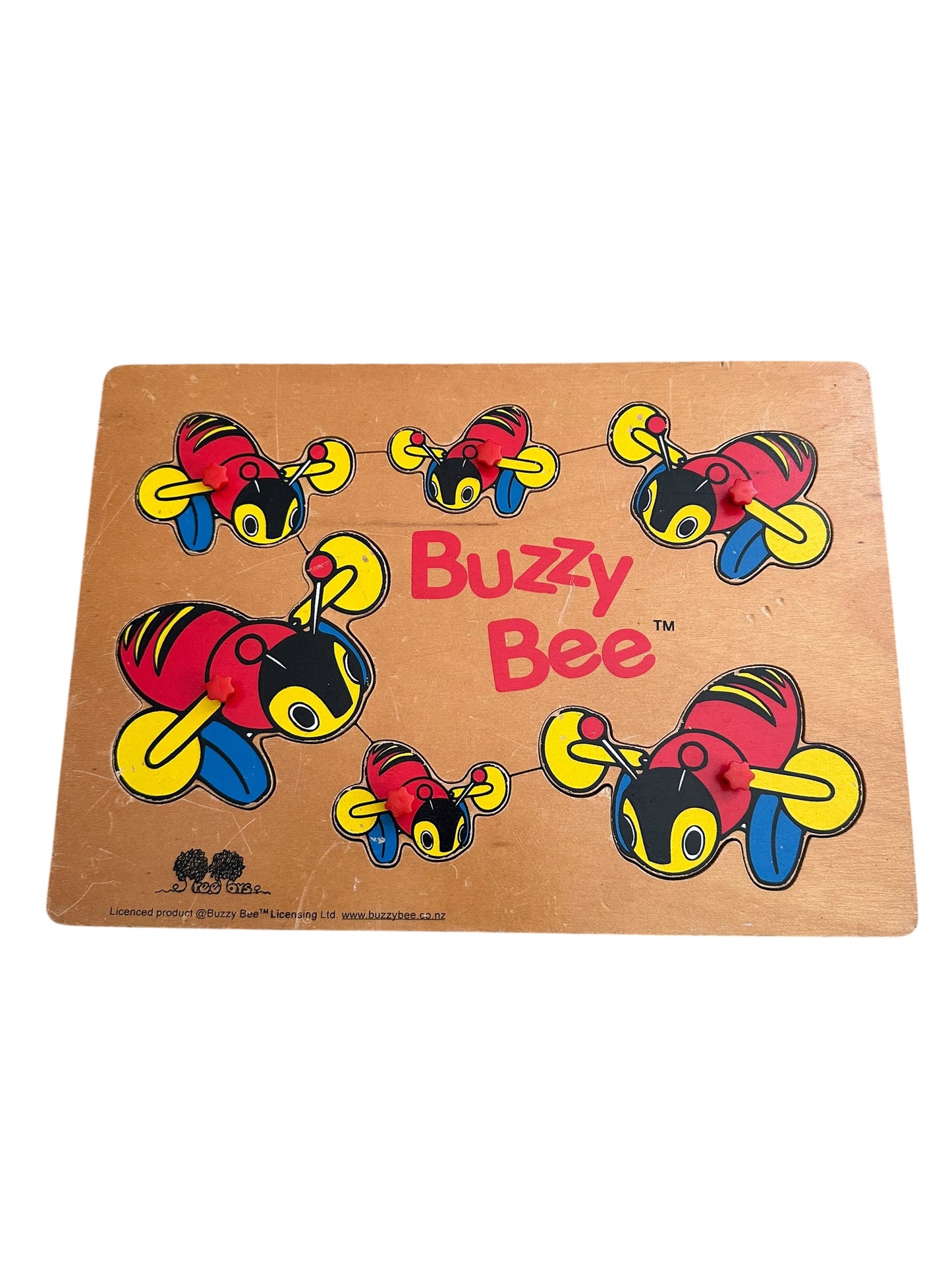 Vintage Buzzy Bee Peg Puzzle