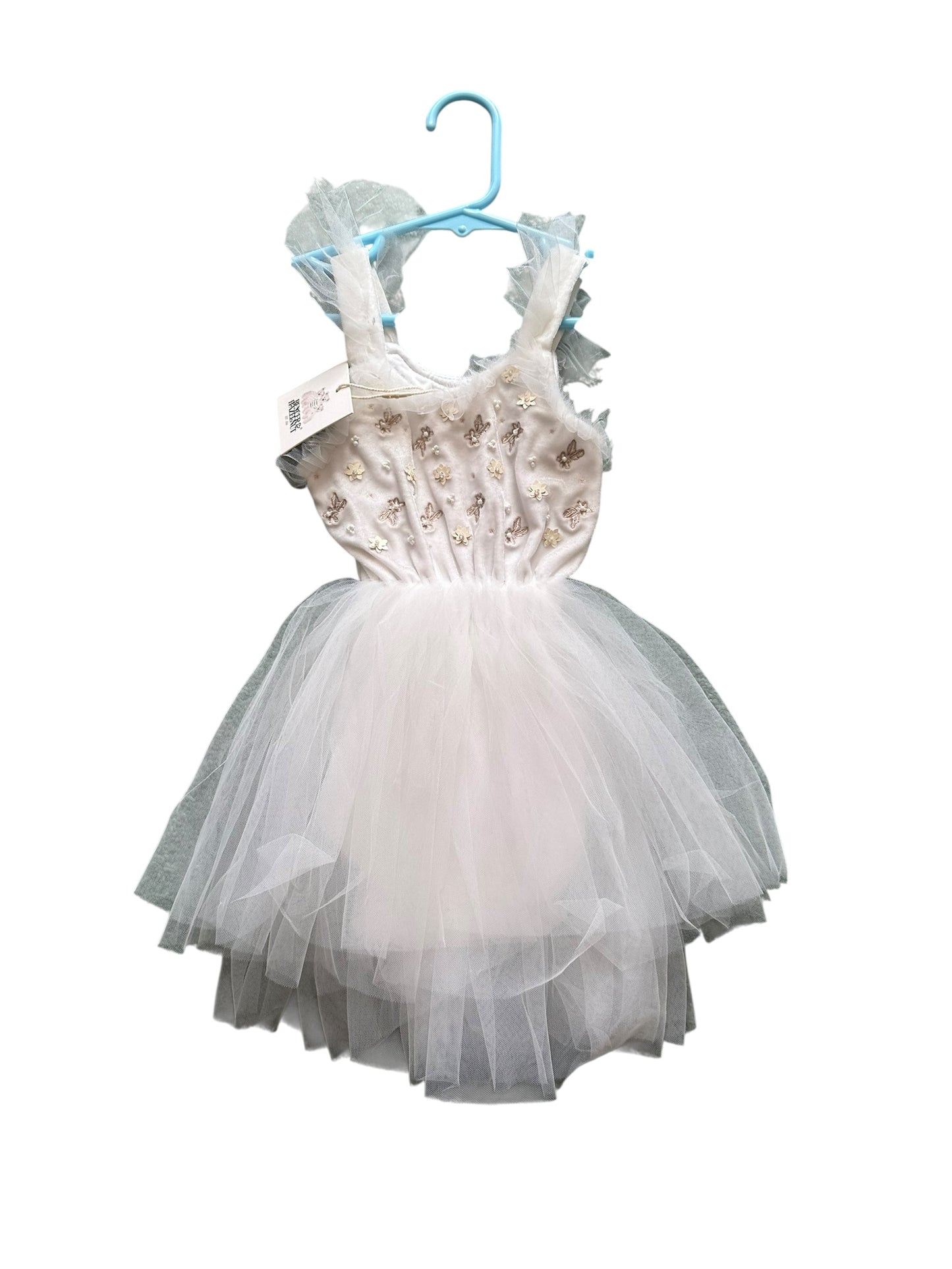 Bencer & Hazelnut White Christmas Dress - Size 1 NEW