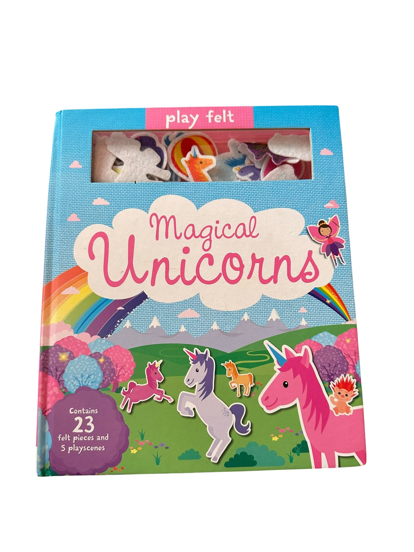 Magical Unicorns Play Felt Book