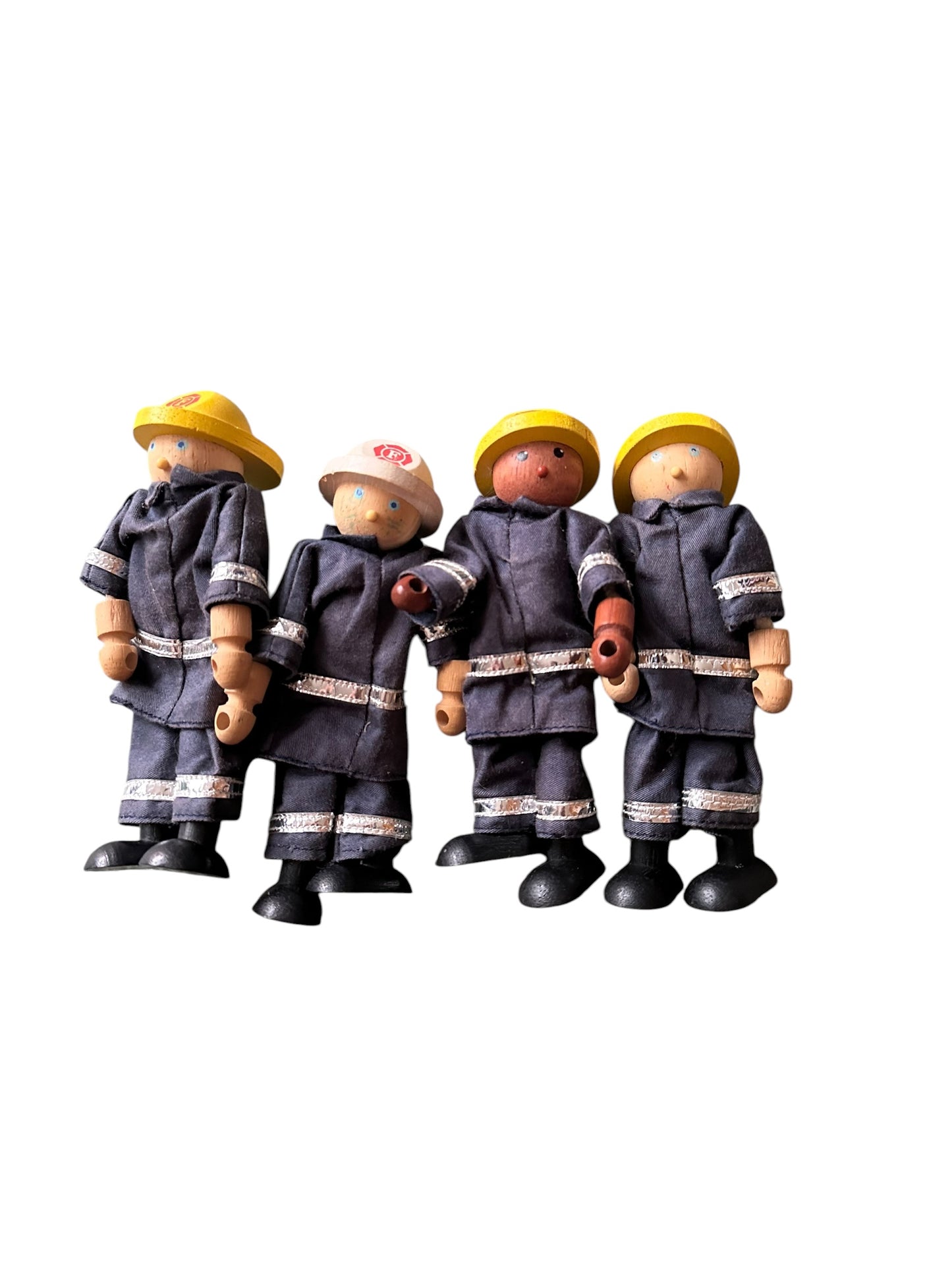 Pintoy Wooden Firefighter Figurines