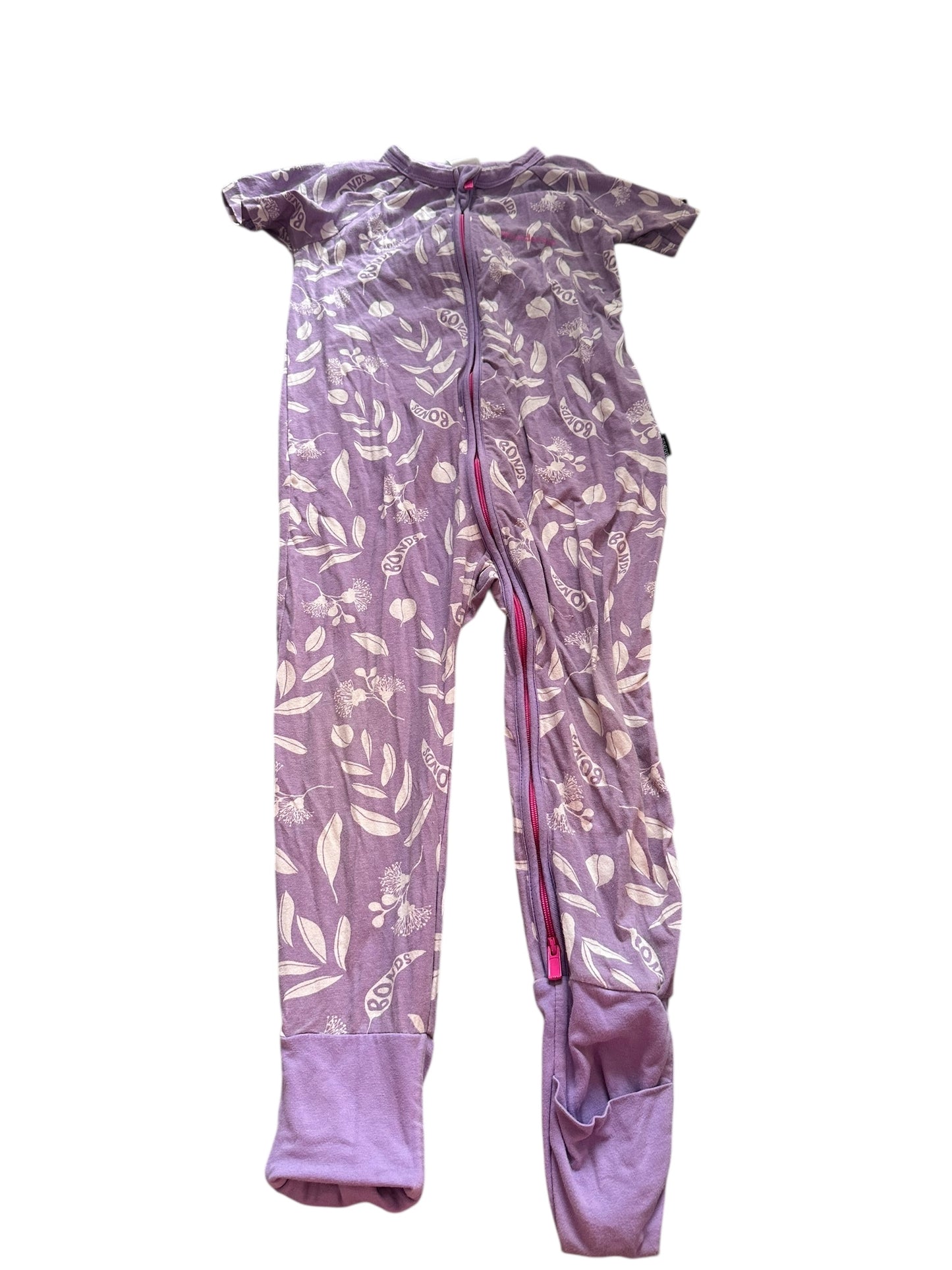 Bonds Short Sleeve Zippy - Size 3