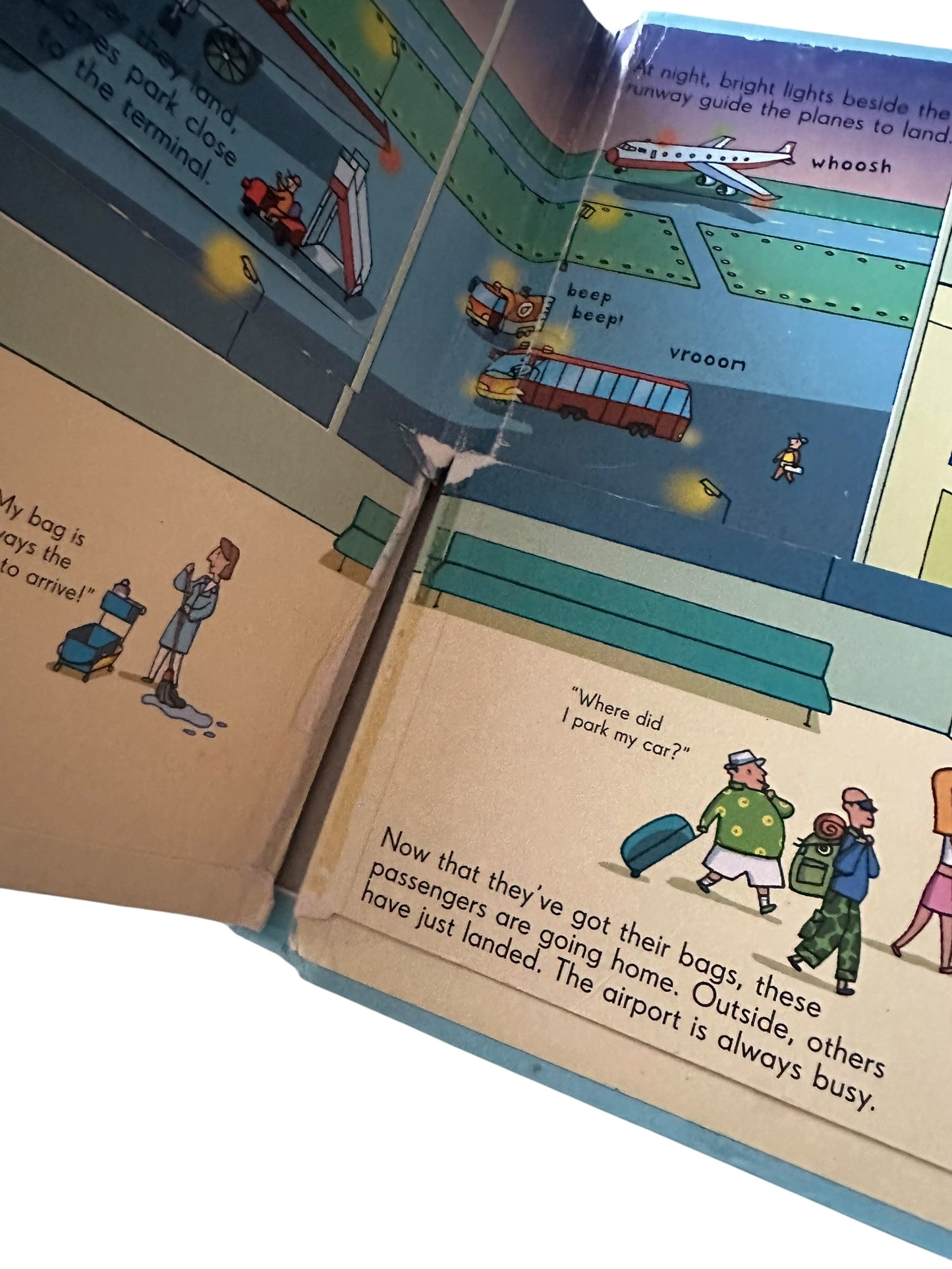 Usborne Look Inside the Airport - SECONDS