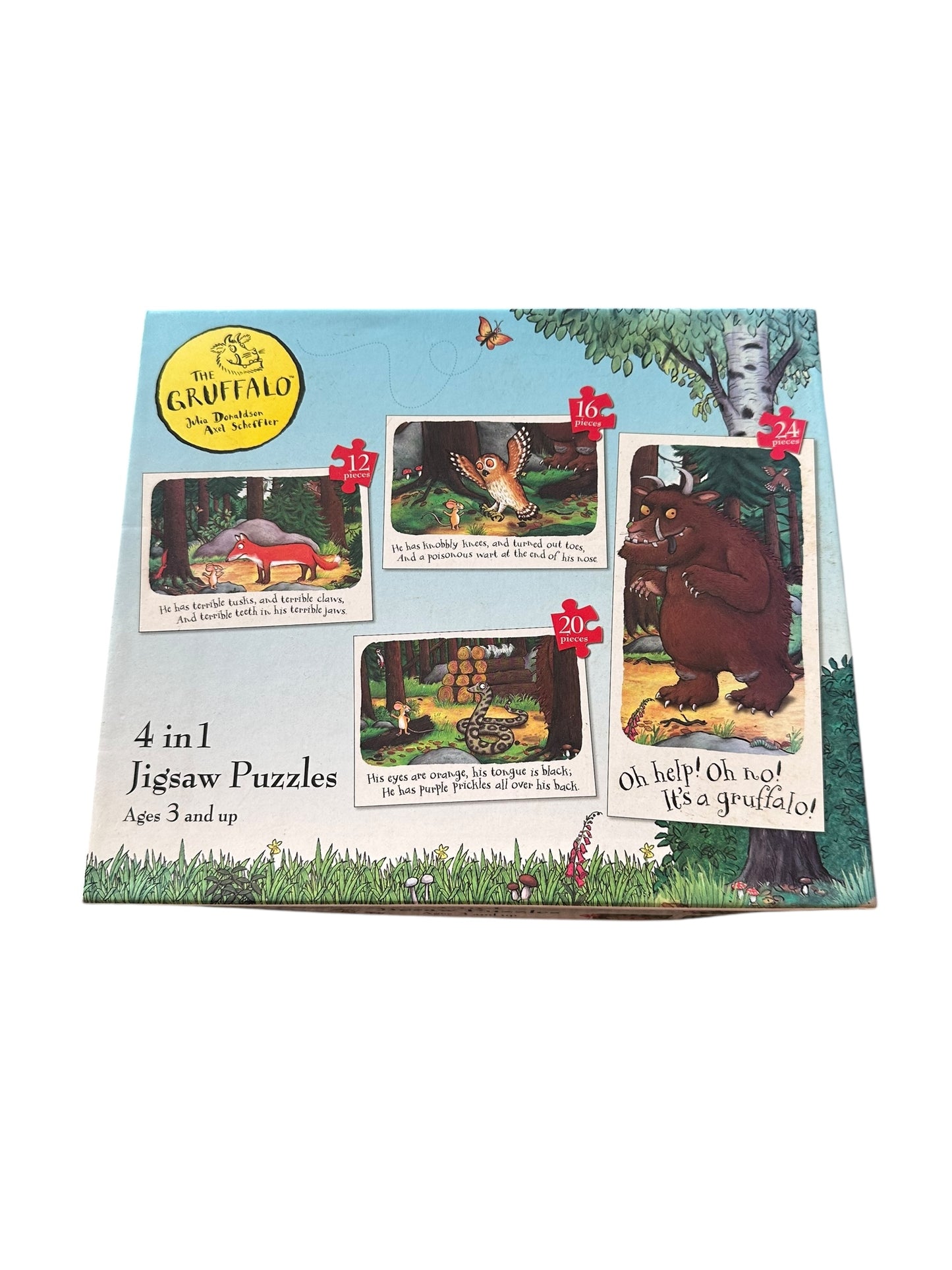 The Gruffalo 4 in 1 Jigsaw Puzzle