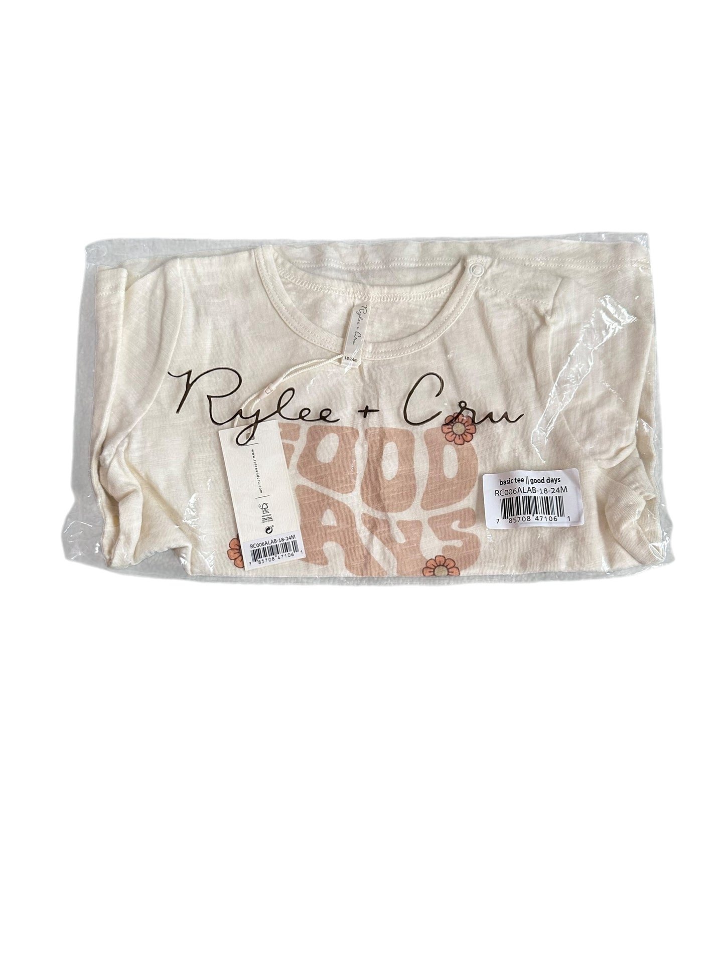 Rylee & Cru Good Days Tee - Size 18-24 Months NEW