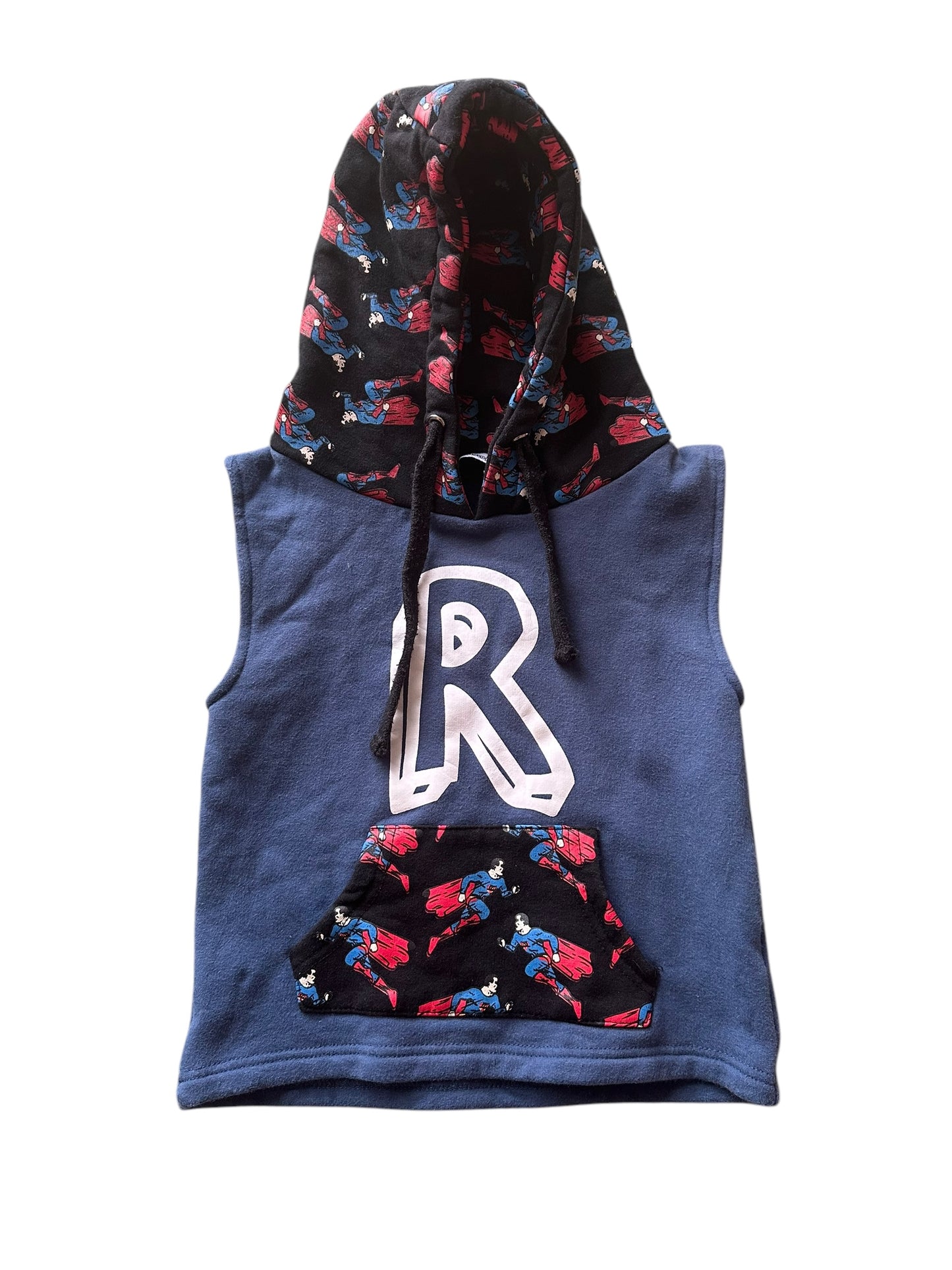 Radicool Dude Sleevless Superman Hoodie - Size 1