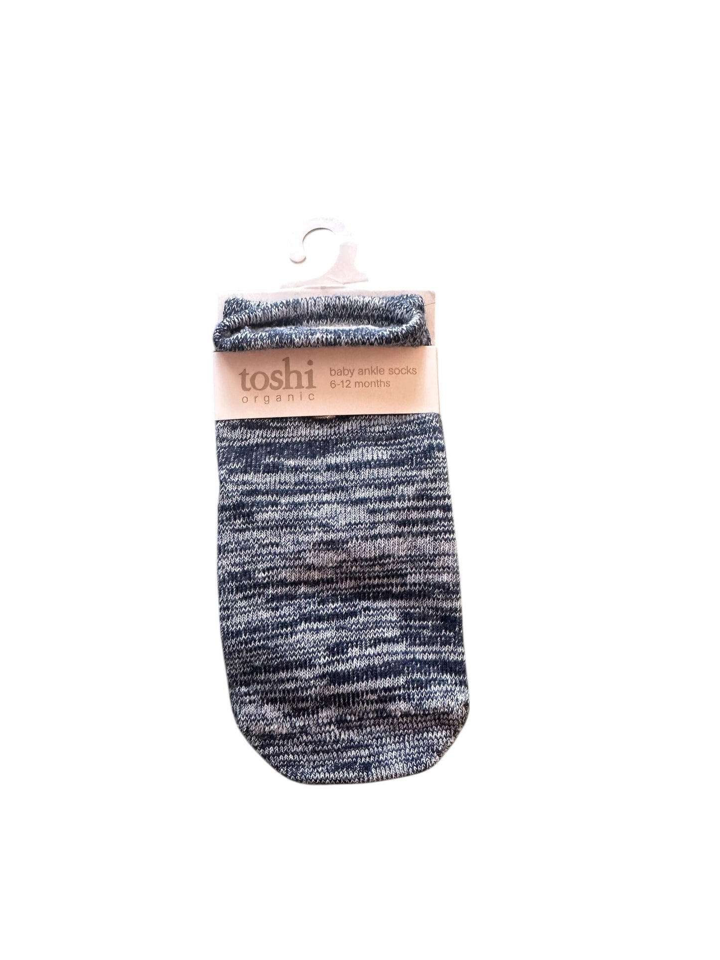 Toshi Navy Ankle Sock - Size 6-12 Months NEW
