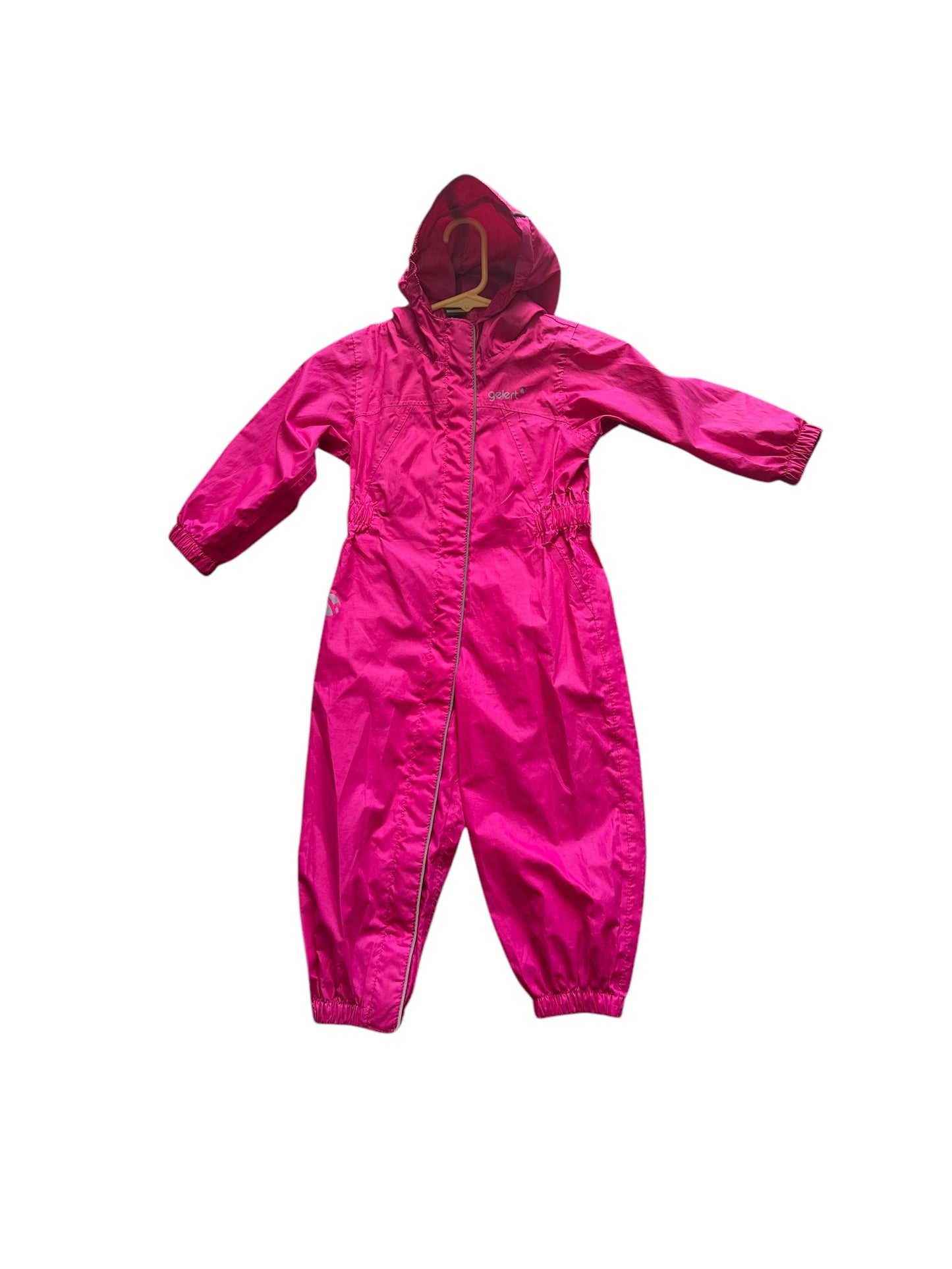 Pink Rain Overalls - Size 2