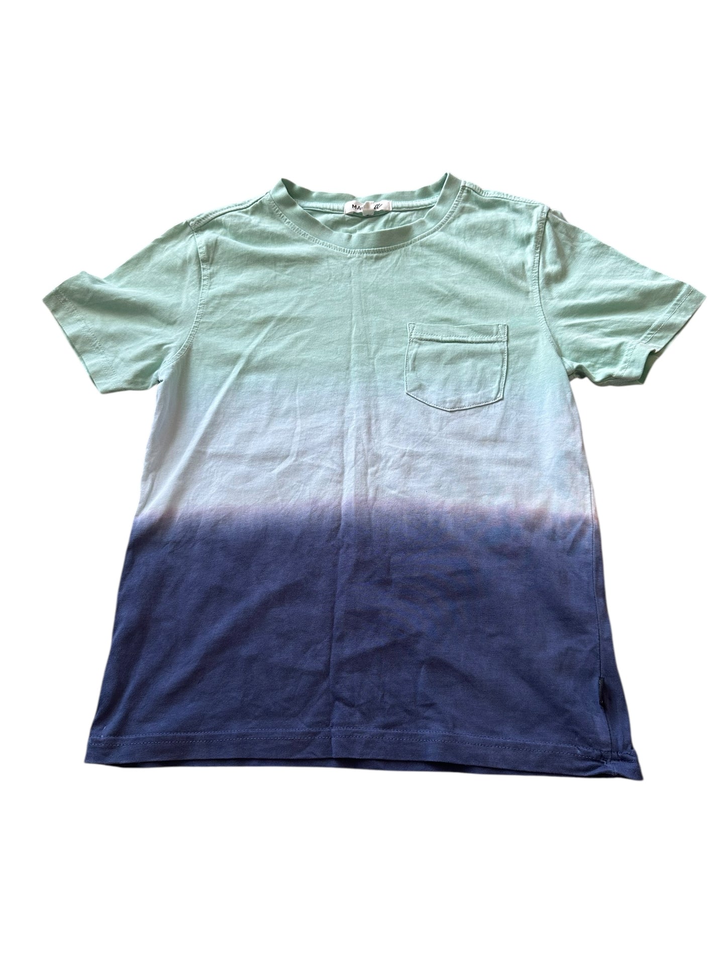 Mac + Ellie Blue Tie Dye Tee - Size 7