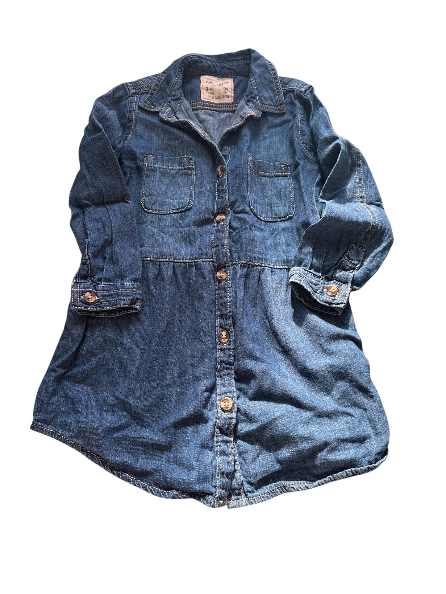 Denim Dress - Size 2-3