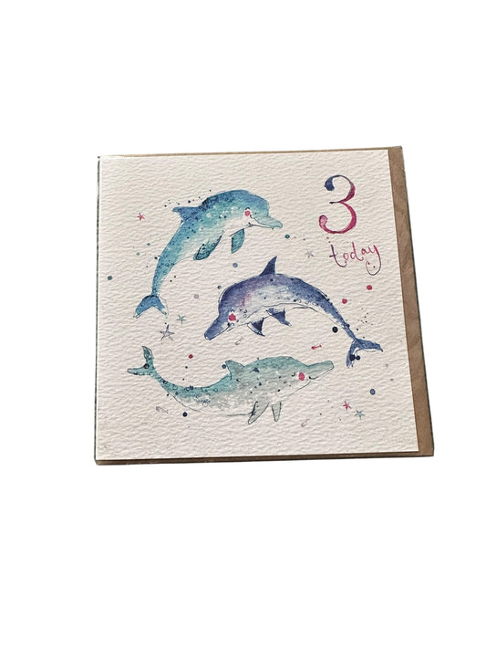 The Little Card Factory 3 Today Dolphin Card