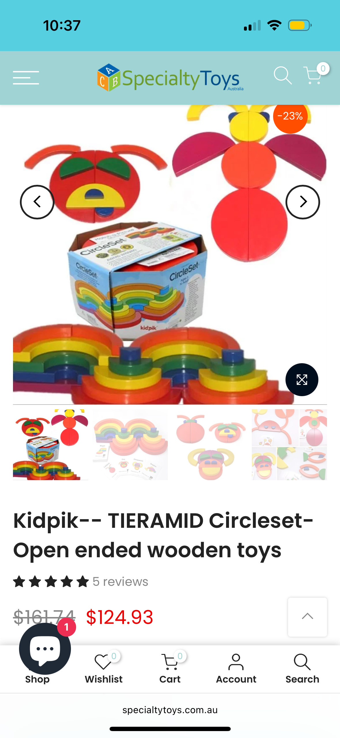 Kidpik Wooden CircleSet