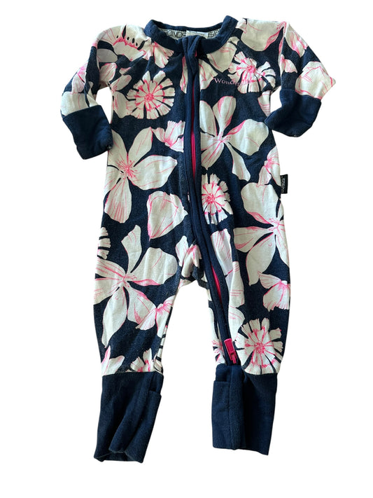 Bonds Floral Wondersuit - Newborn