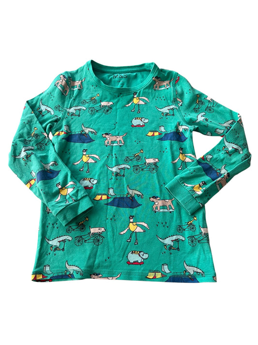 M&S PJ Top - Size 5-6