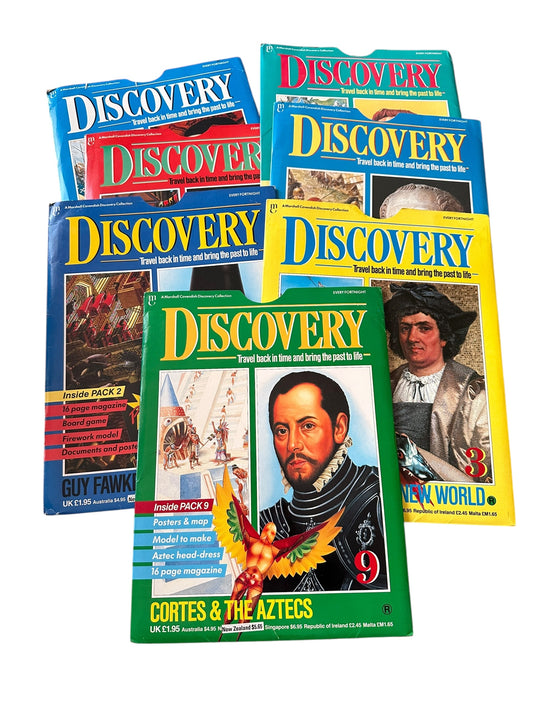 Vintage 1987/1988 Discovery History Magazines