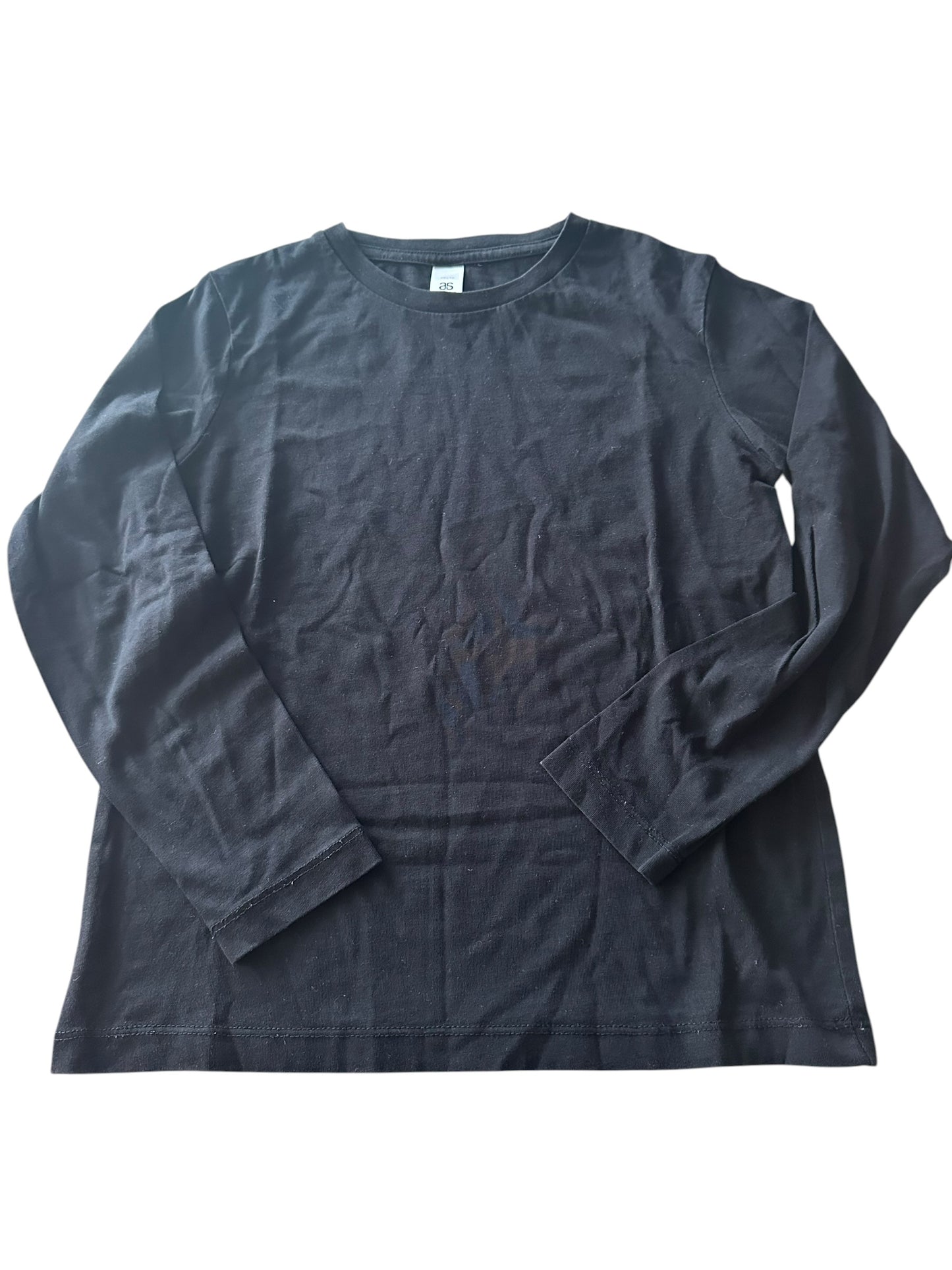AS Colour Long Sleeve Black - Size 8