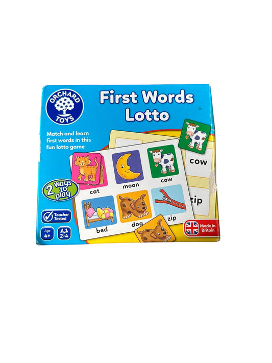 First Words Lotto - Orchard Toys