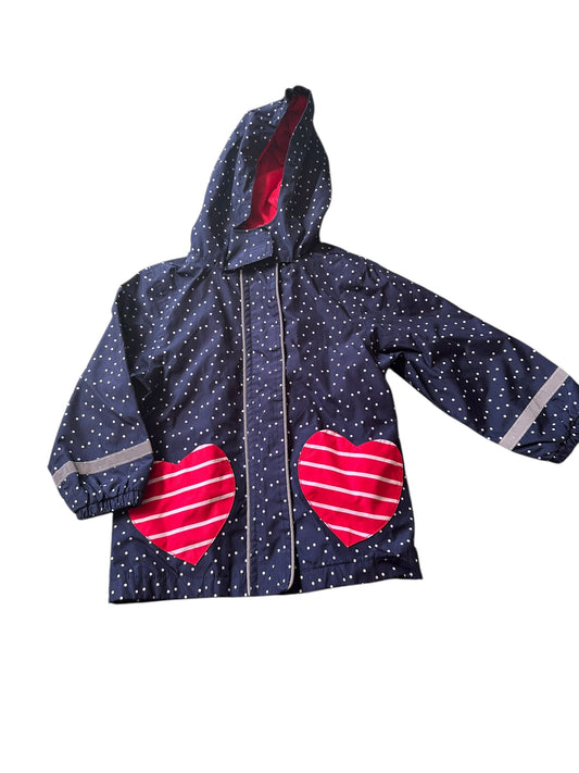 Heart Raincoat - Size 2