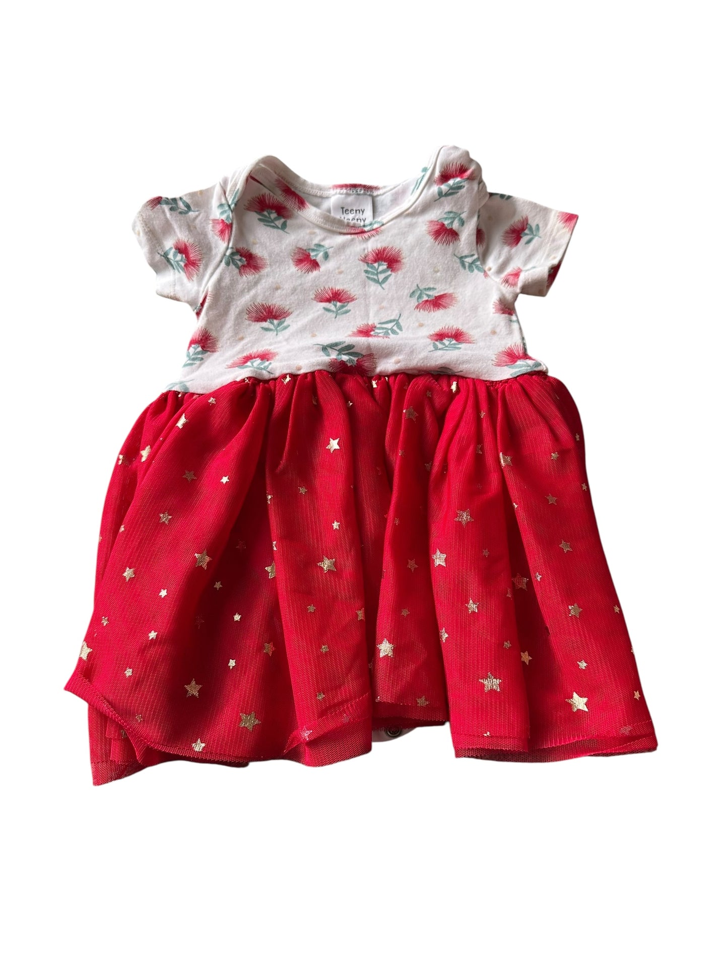 Pohutukawa Tulle Dress - Size 3-6 Months