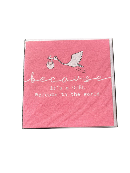 The Little Card Factory It’s A Girl Card