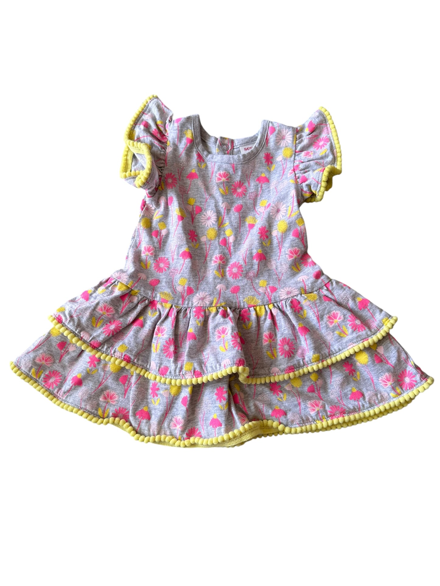 Seed Flower Dress - Size 3-6 Months