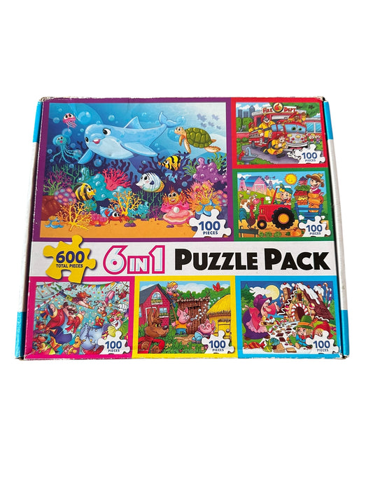 6 in 1 Puzzle Pack