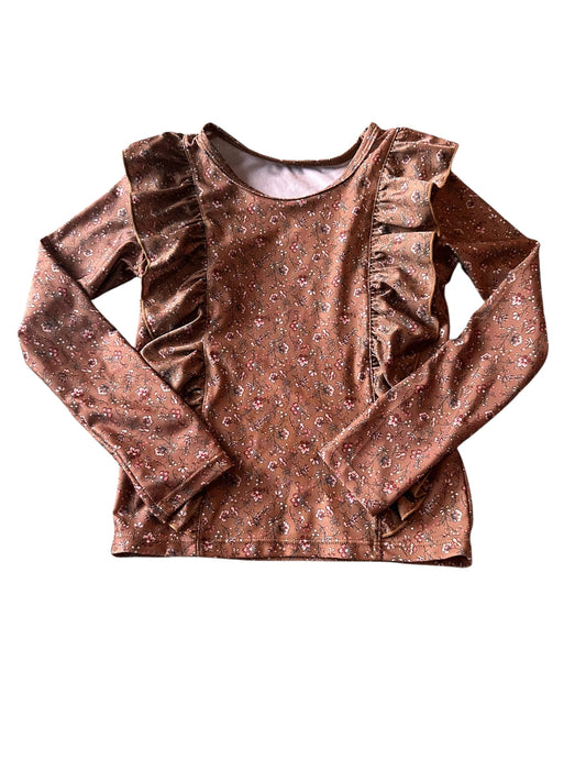 Jamie Kay Floral Rash Top - Size 4-5