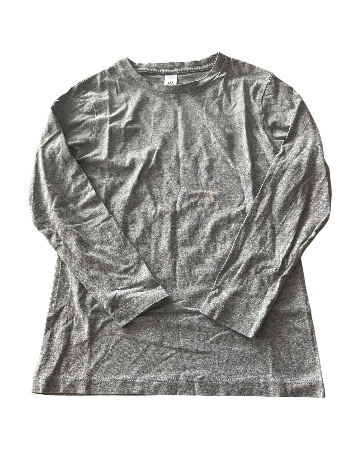 AS Colour Long Sleeve Grey - Size 8