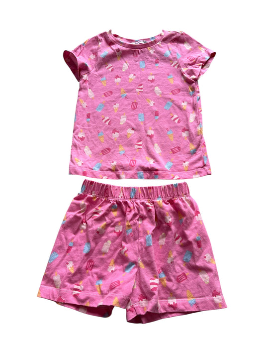 Sleep Mode Ice Cream PJ Set - Size 2