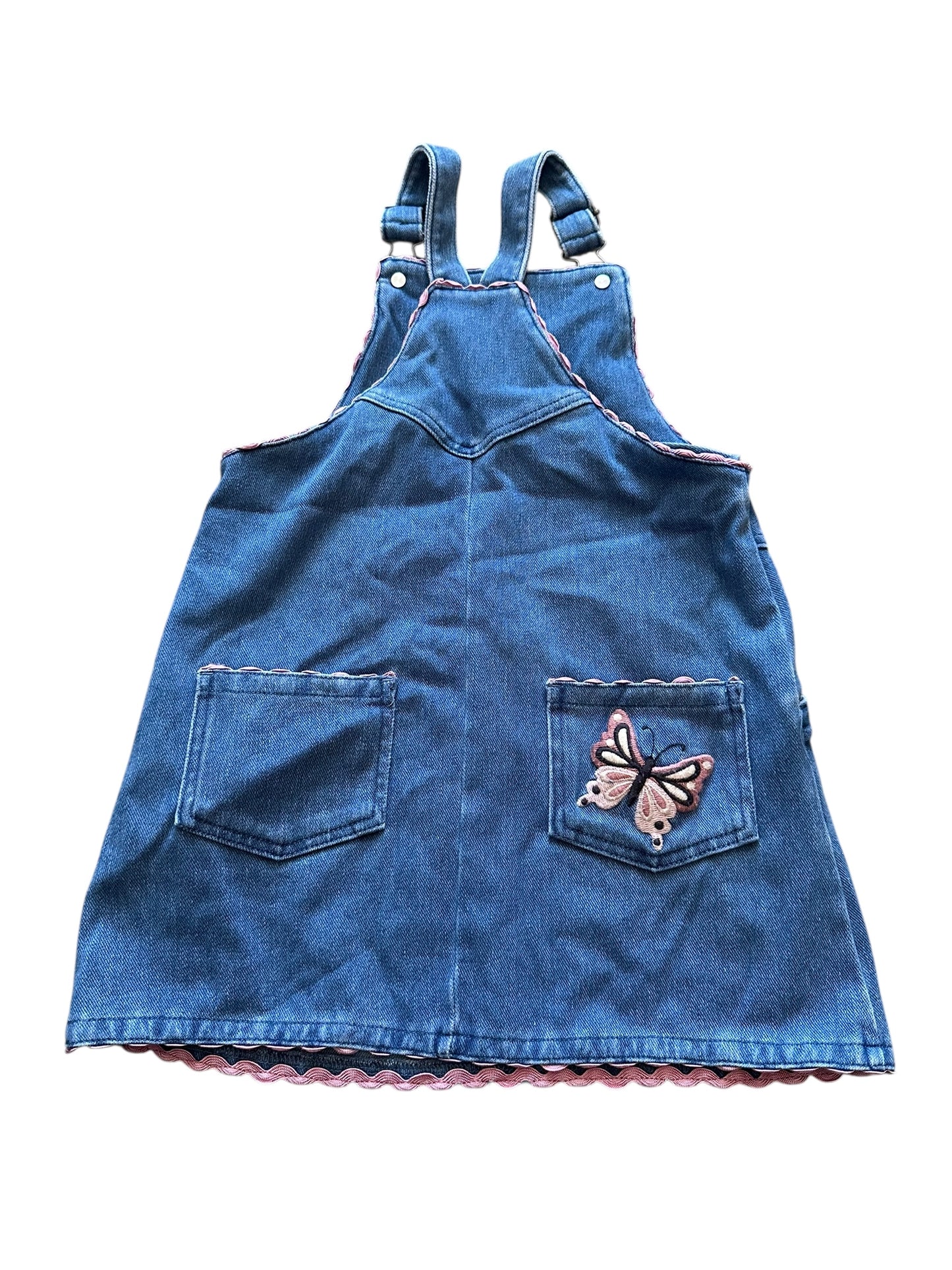 Teeny Weeny Denim Pinafore - Size 2