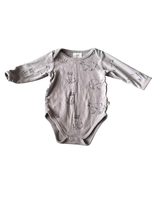 Babu Grey Onesie - Size 6-12 Months