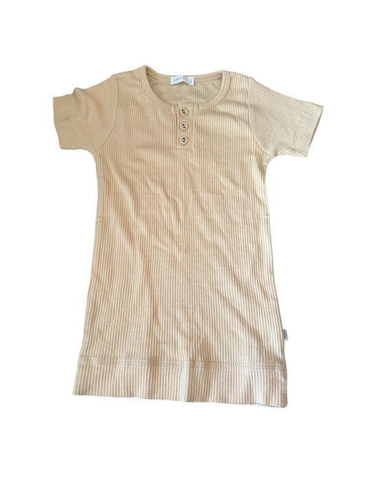 Jamie Kay Peach Ribbed Tee - Size 3