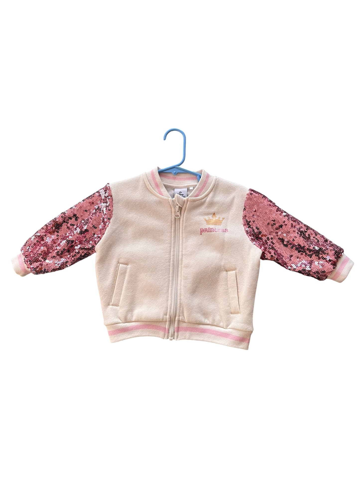 Disney Princess Sequin Bomber Jacket - Size 2