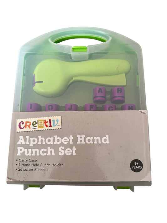 Alphabet Hand Punch Set